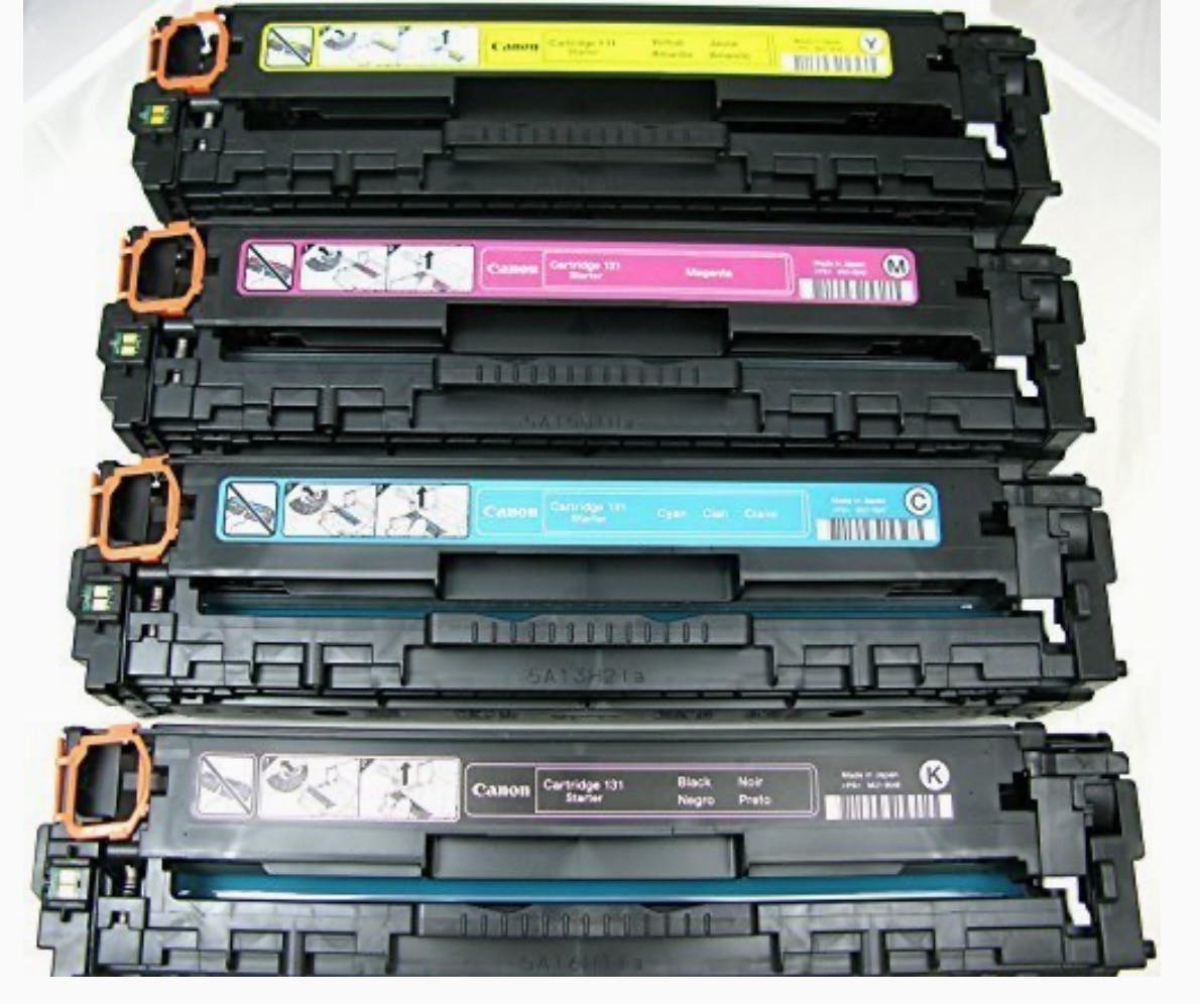 Canon OEM Genuine 131 Black and Color Toner Cartridges