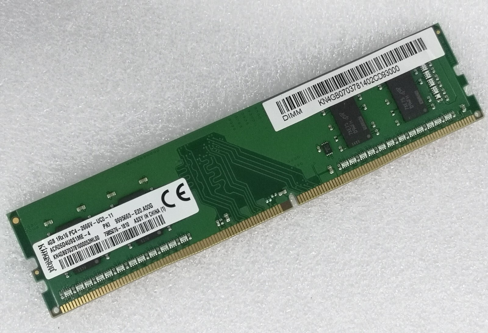 Kingston 4GB DDR4 2666 Desktop DIMM RAM 1Rx16 PC4-21300 for DELL HP Lenovo Acer