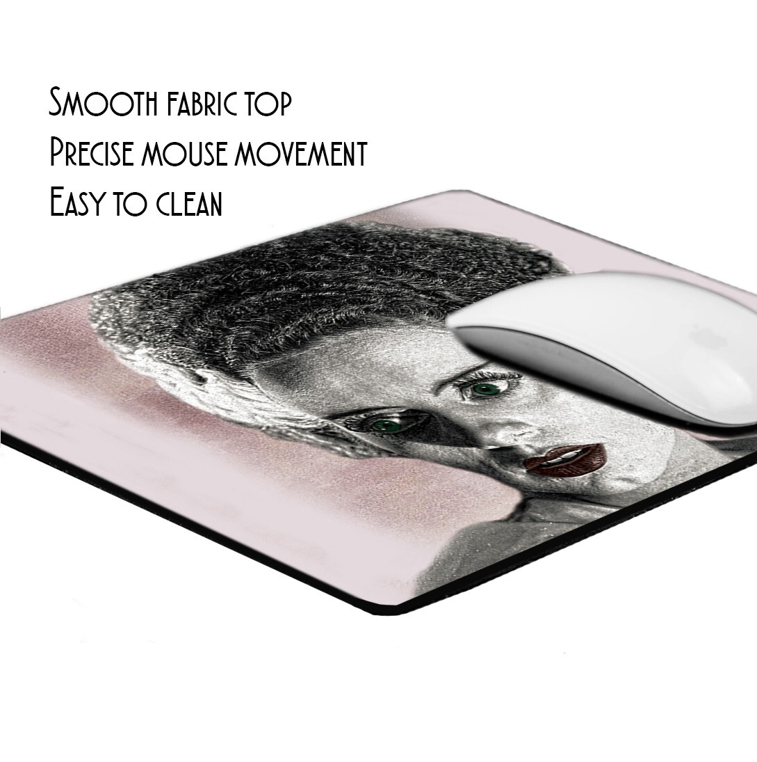 The Bride of Frankenstein Horror Movie Poster Design Mouse Pad