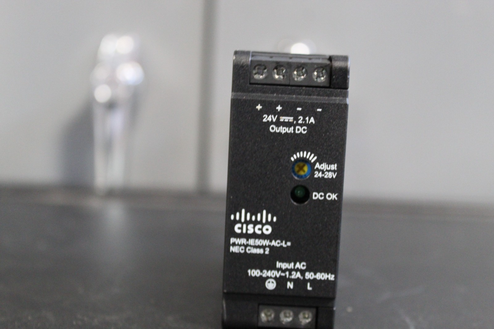 Cisco PWR-IE50W-AC-L 50W DIN Rail Industrial Ethernet Power Supply