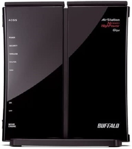  BUFFALO WZR-300HP AirStation HighPower N300 Gigabit Wireless Router 