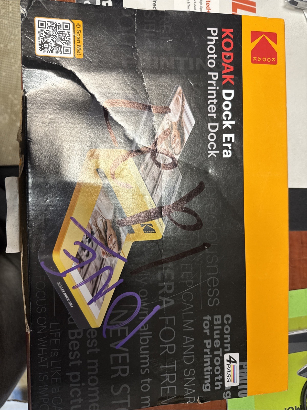 Kodak | Model: D600| Dock Era 4PASS Photo Printer Dock (4x6 inches) With Box