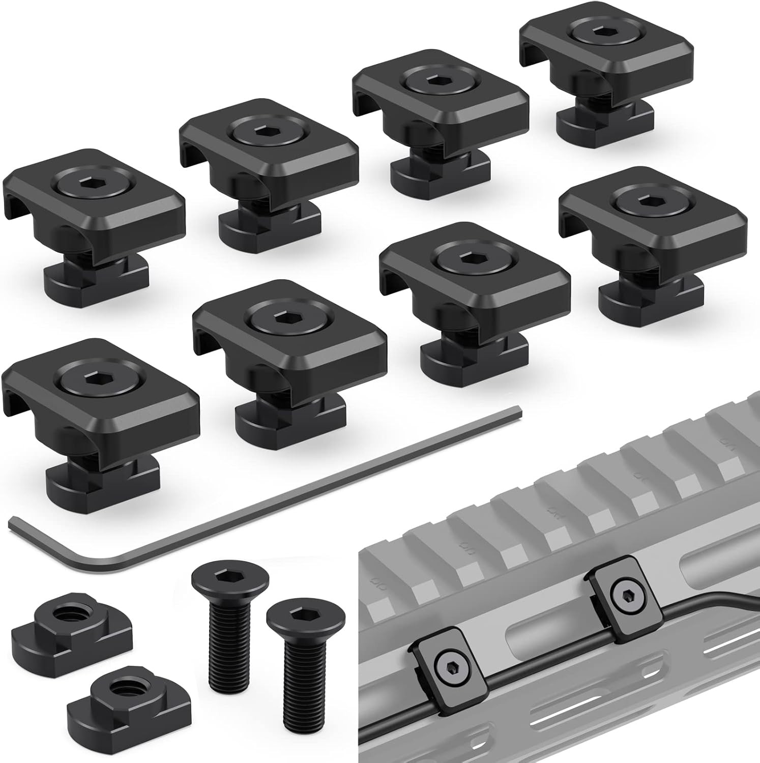 CGM909 Pressure Switch Cable Management Guides Compatible with M-LOK System