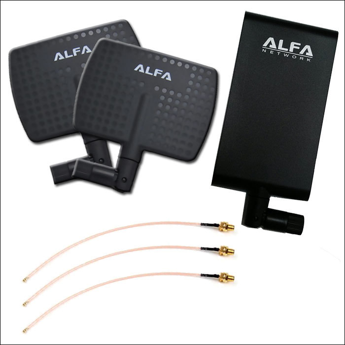 DJI Phantom 3 Quadcopter Drone antenna upgrade RP-SMA kit by Alfa Network