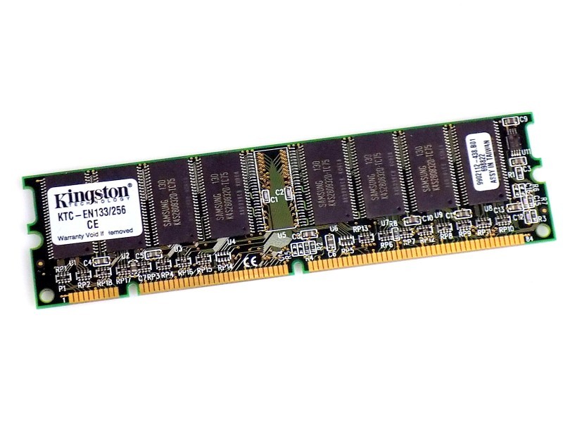 256MB Kingston KTC-EN133/256 SDRAM 133Mhz PC133 UDIMM RAM Memory