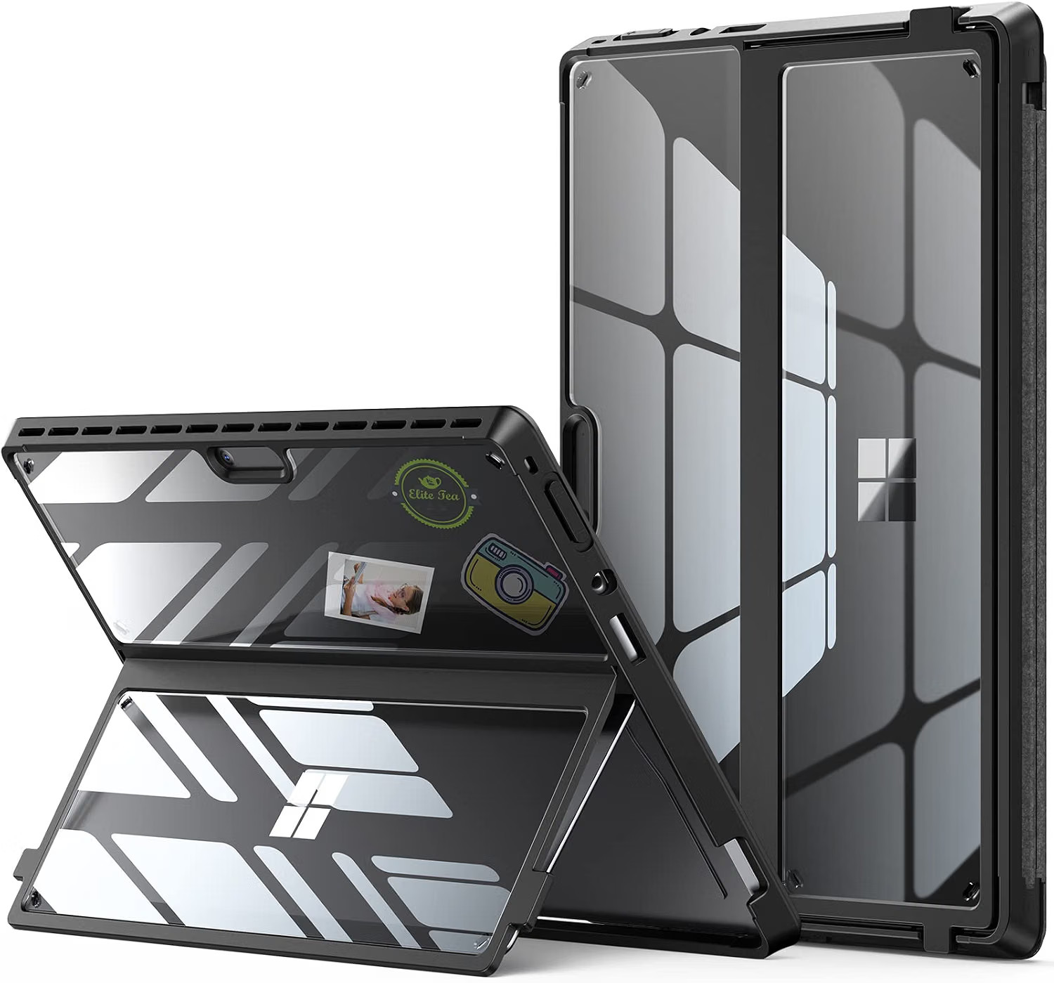 INFILAND case for Microsoft Surface Pro 8 (shockproof / adjustable stand)