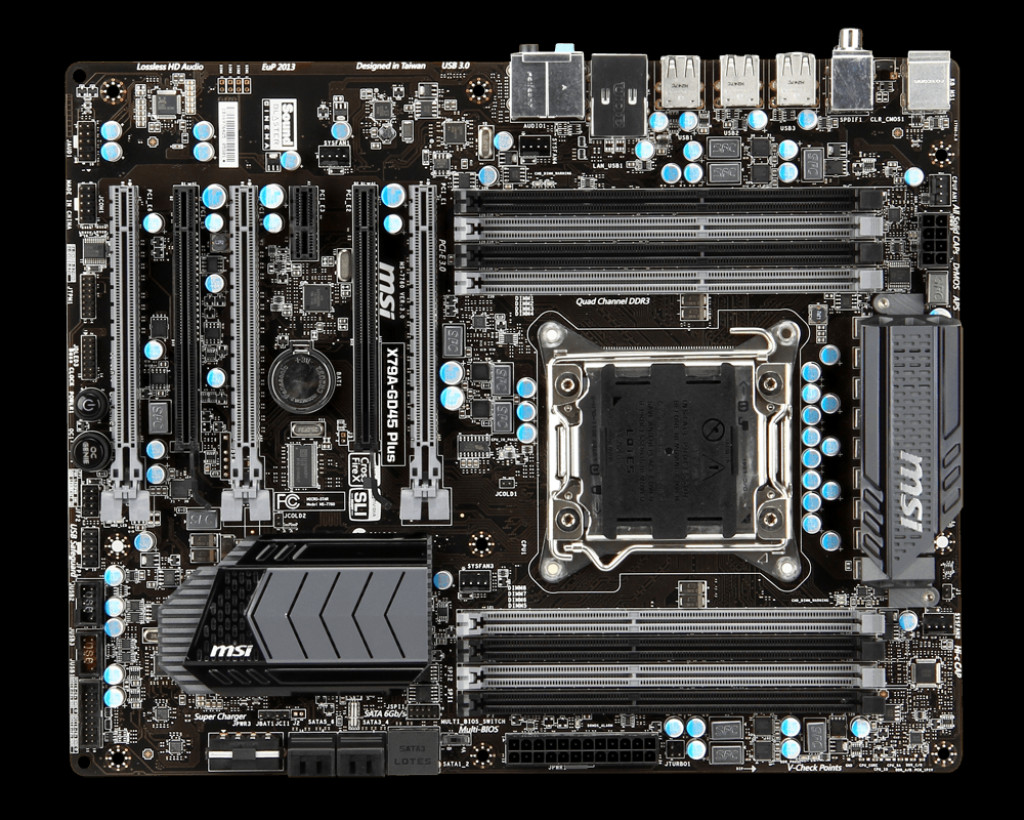 FOR MSI X79A-GD45 Plus Motherboard Supports I7 3960X ES DDR3 64GB 100% Test Work