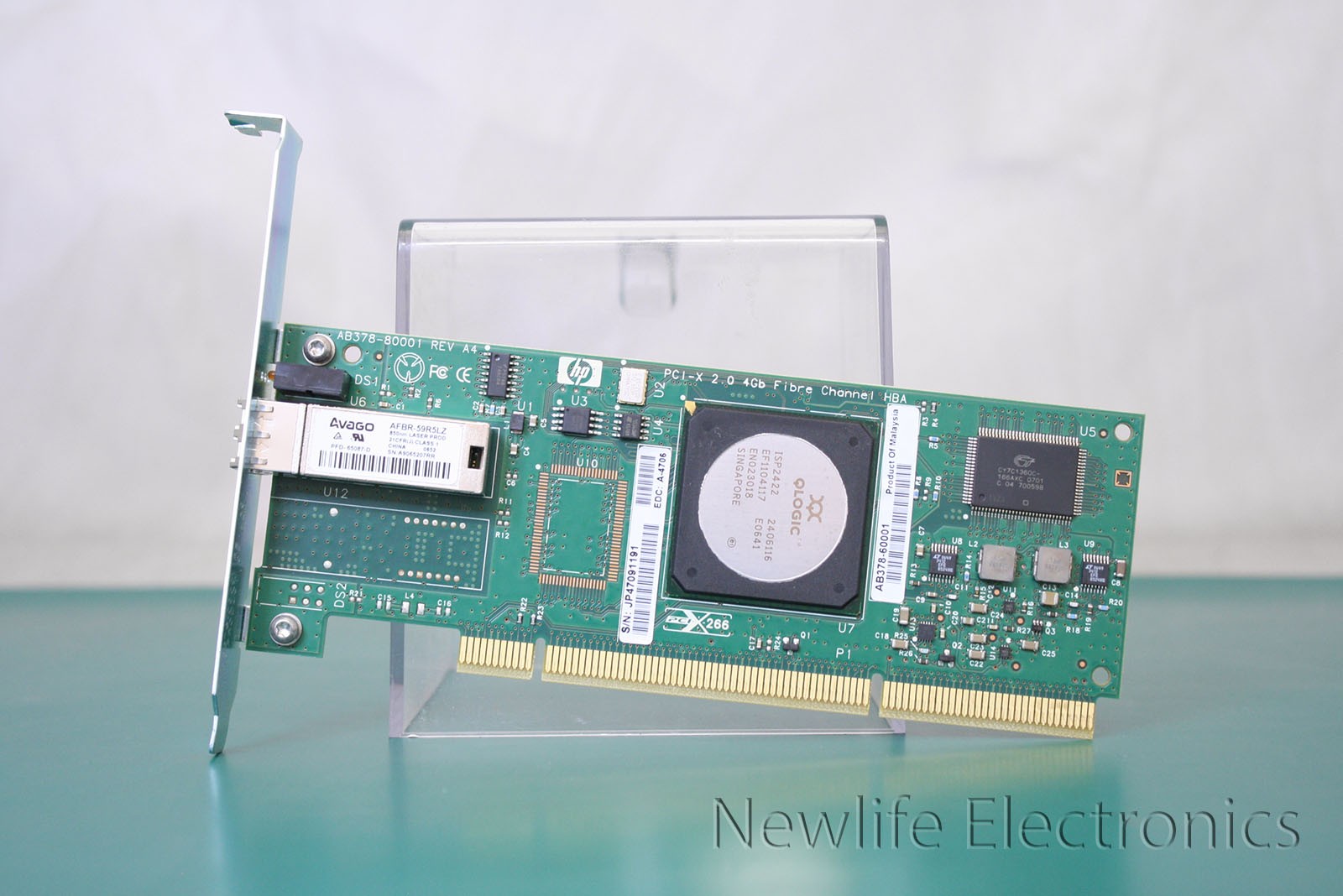 *New* HP AB378-69001 PCI-X 2.0 Single-port 4GB FC Adapter AB378-60001 AB378A