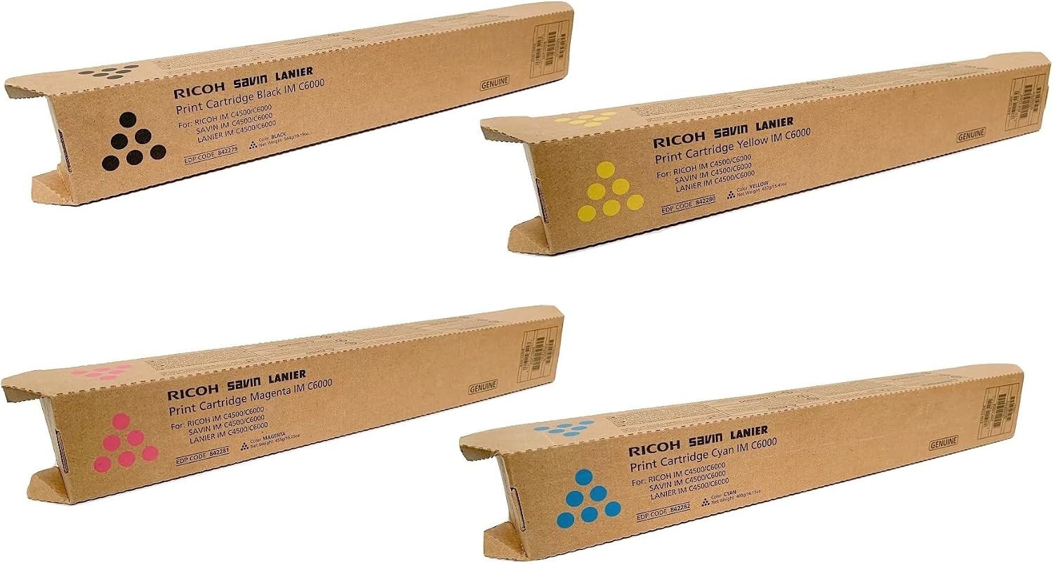(NO-TARIFF) Ricoh IM C4500/C6000 SET 842279 842280 842281 842282