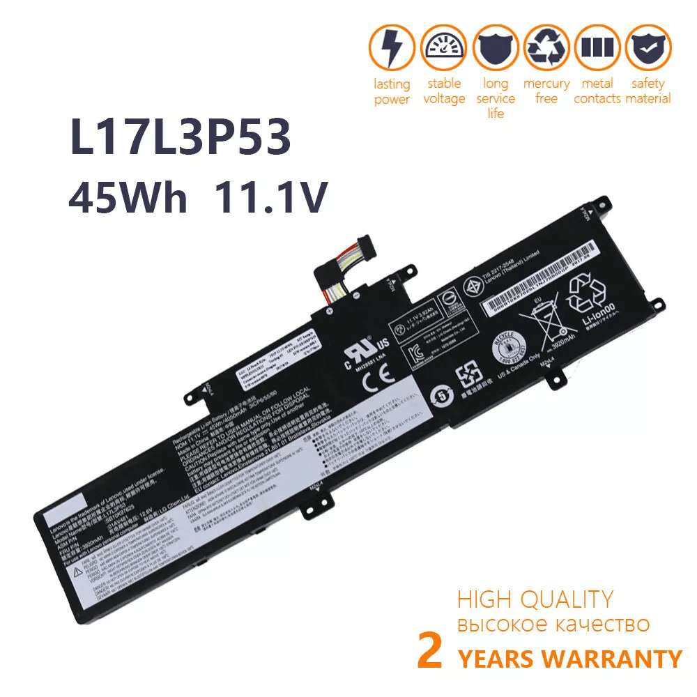 new L17M3P55 L17L3P53 L17C3P53 Battery For  ThinkPad L380 S2 Yoga 2018