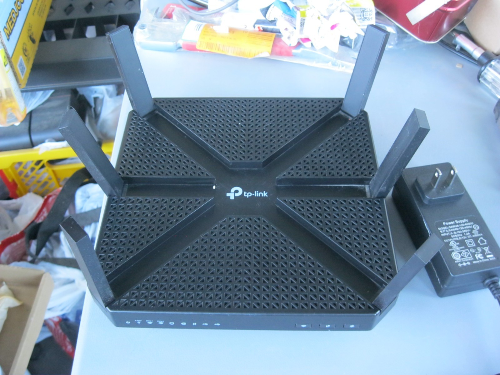 TP-LINK Archer A20 AC4000 MU-MIMO Tri-Band 4 Port WiFi Router - 