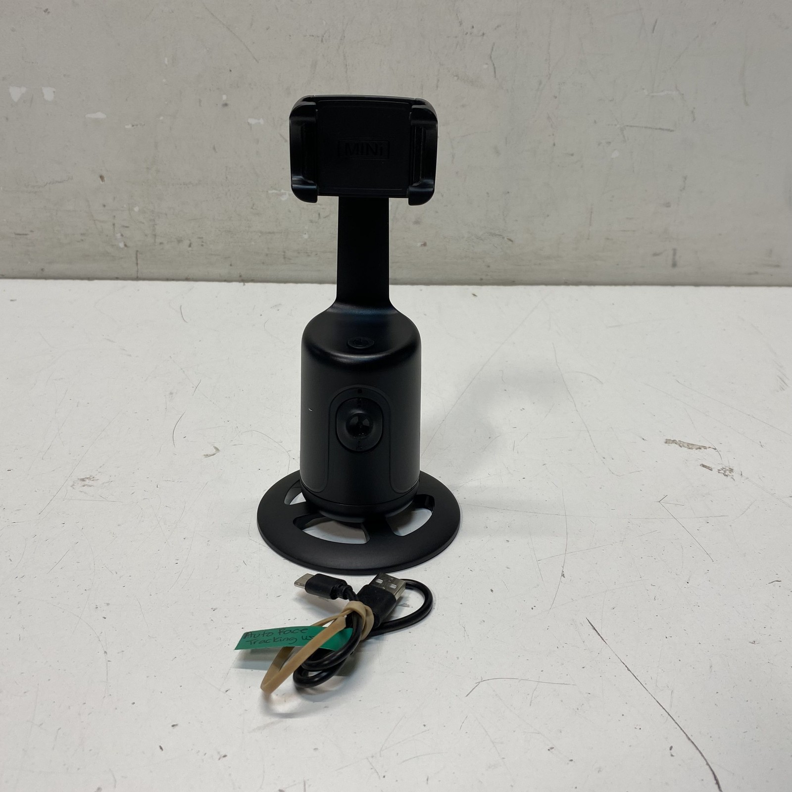 Auto Face Tracking Tripod MINI Black USB Charging Included Used