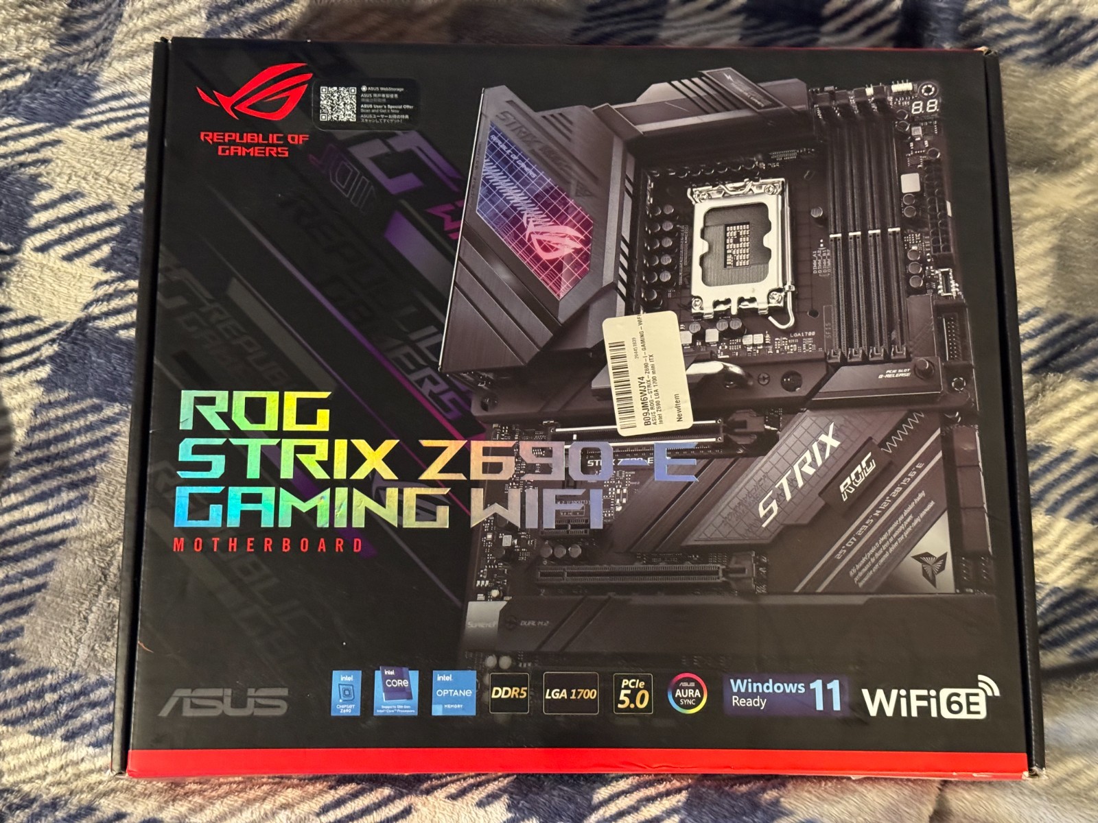 Asus ROG Strix Z690-E Gaming WiFi ATX Intel Motherboard - Sealed