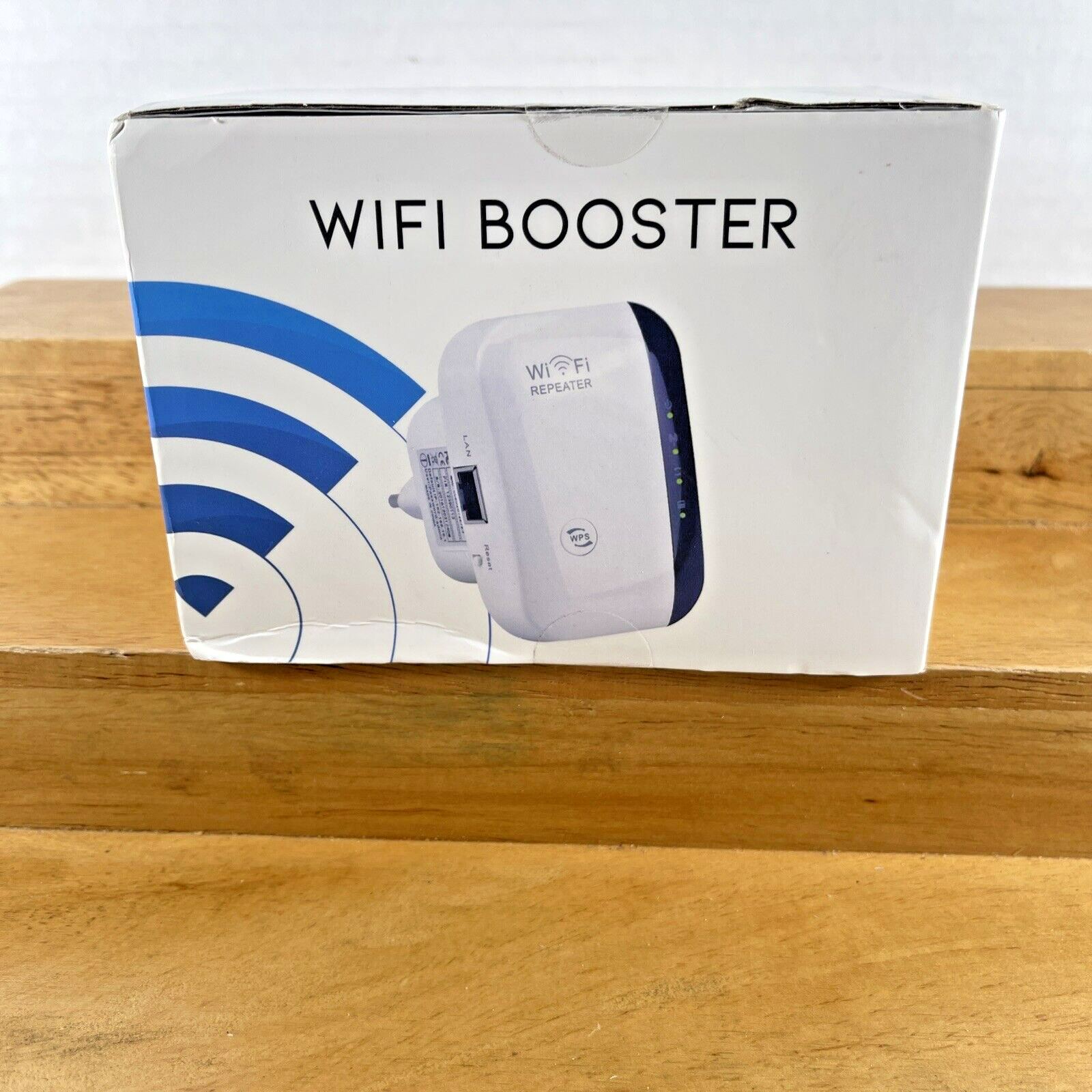NEW SEALED  Wifi Booster w Ethernet Cable Plug In w Instruction Manual READ