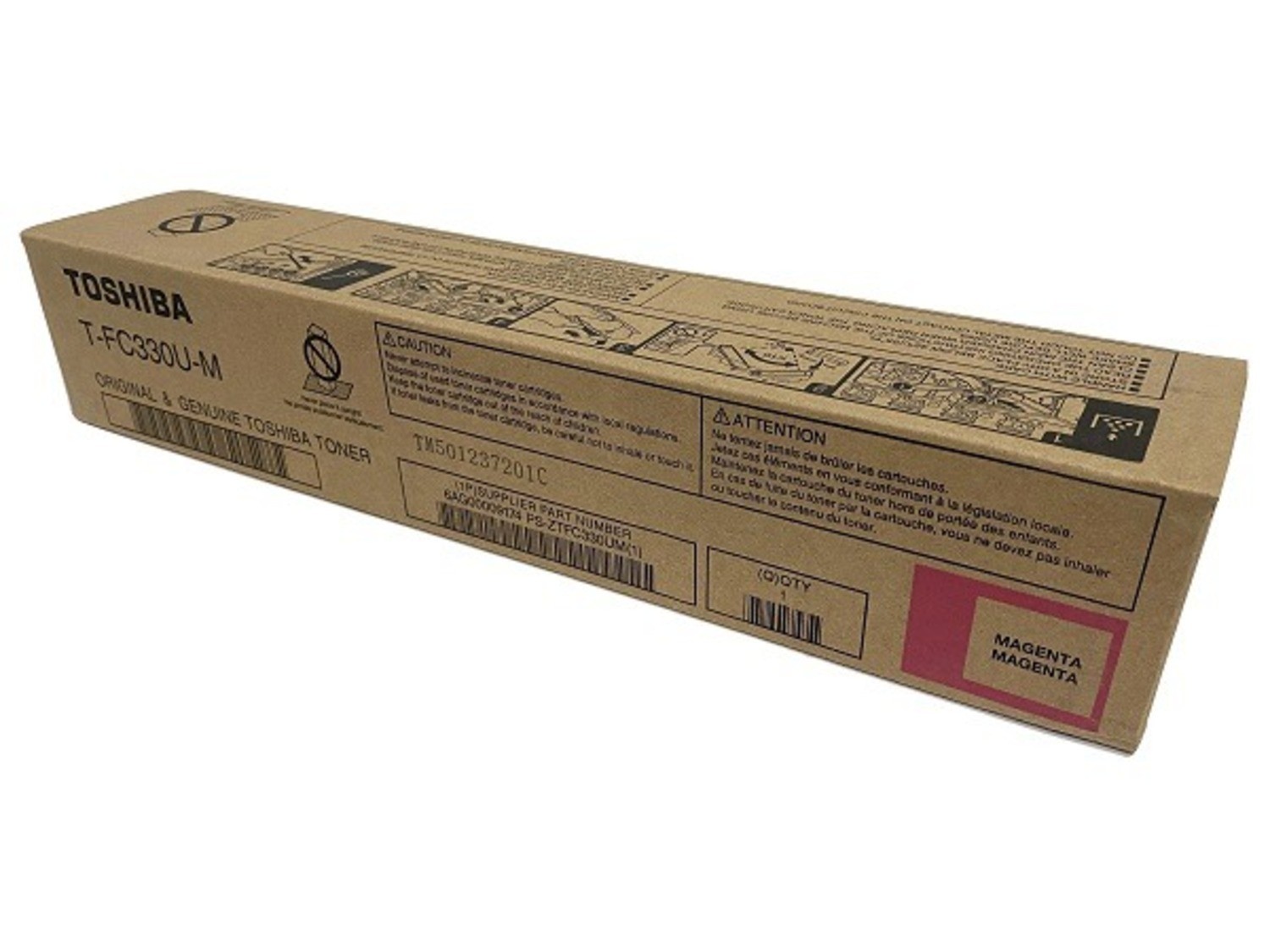 Genuine Toshiba T-FC330U-M Magenta Toner Cartridge