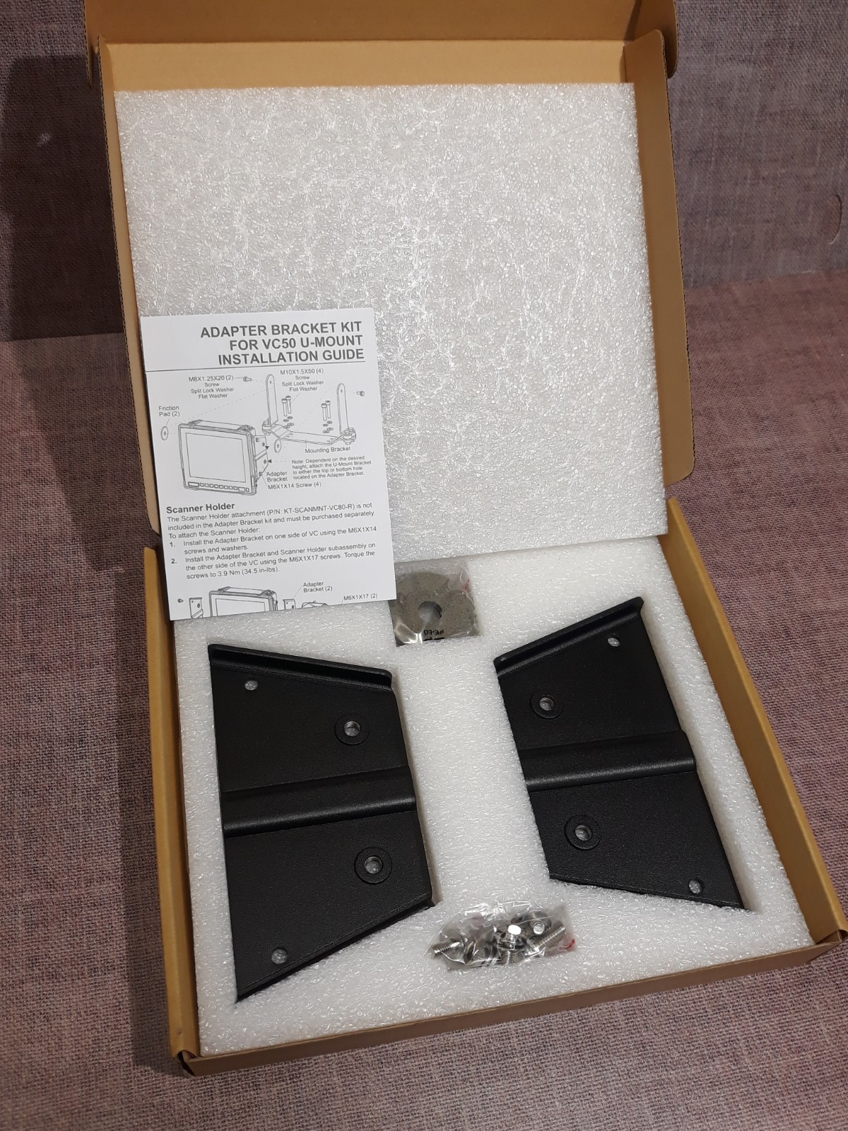 Zebra MNT-VC80-ADPA1-1 Mount Adapter for Mounting Bracket Vehicle Computers 