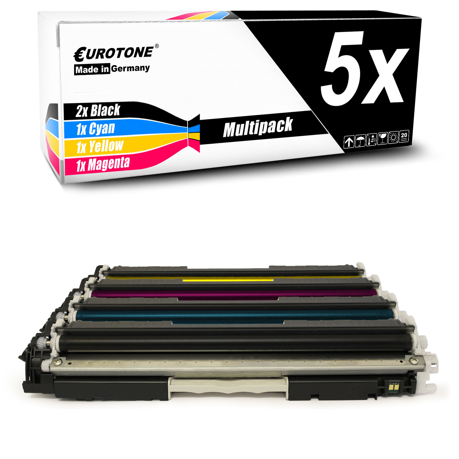 5X Eurotone Cartridge For HP LaserJet Pro 100Ecolor MFP M-175-NW MFP M-175-A