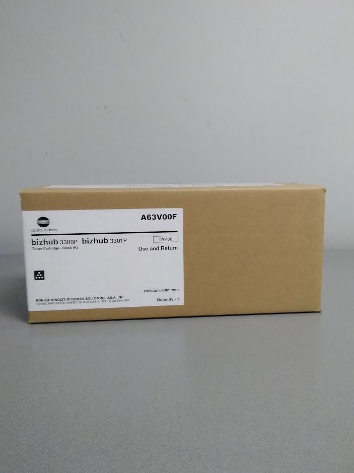 Konica Minolta TNP36 (A63V00F) Black Toner Cartridge