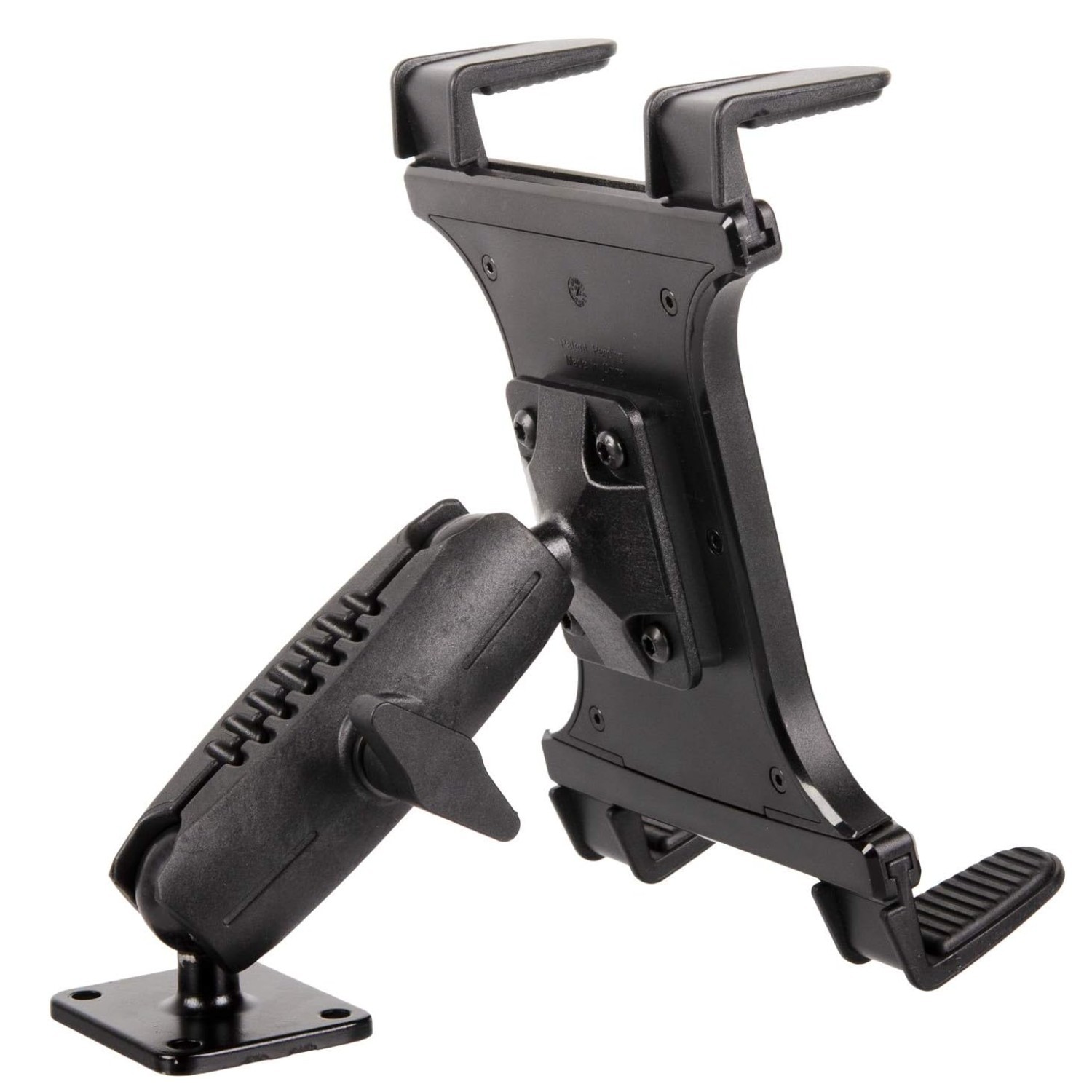 Tackform Enduro Drill Base Tablet Mount 7-18.4" Black Aluminum for Truck Wall