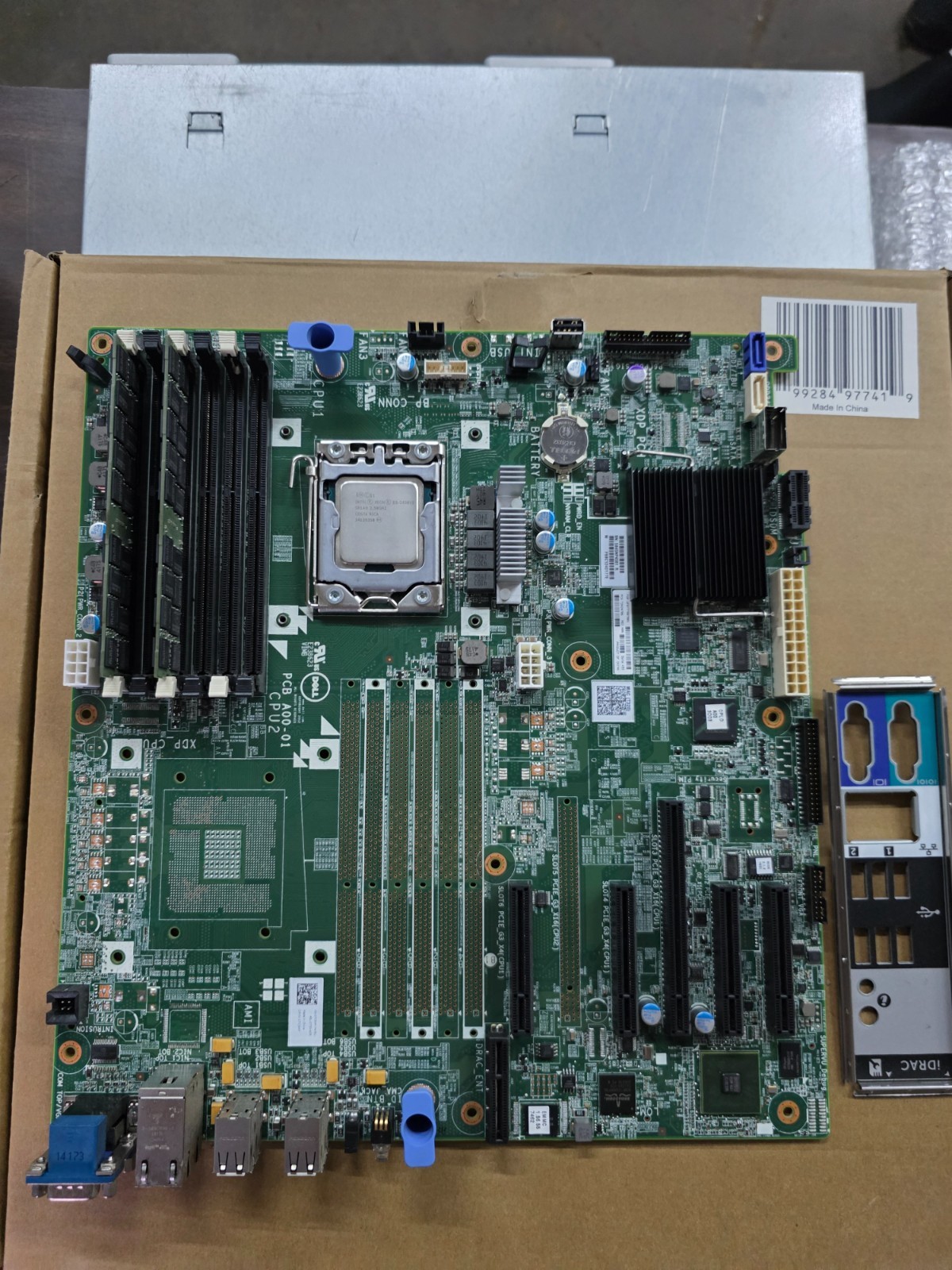 Dell PowerEdge T320 Server Motherboard CN-07C9XP Xeon E5-2430V2 32GB RAM