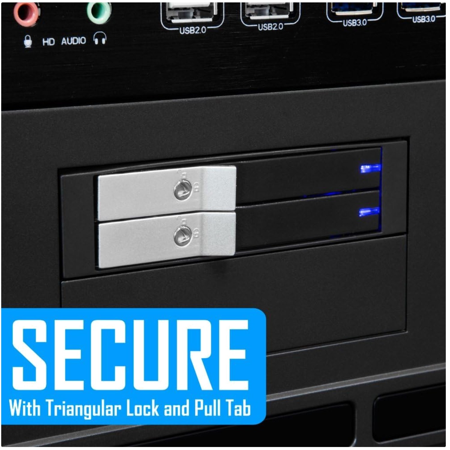 Hot Swap Hard Drive Cage Enclosure - SATA I/II/III & SAS II#/```