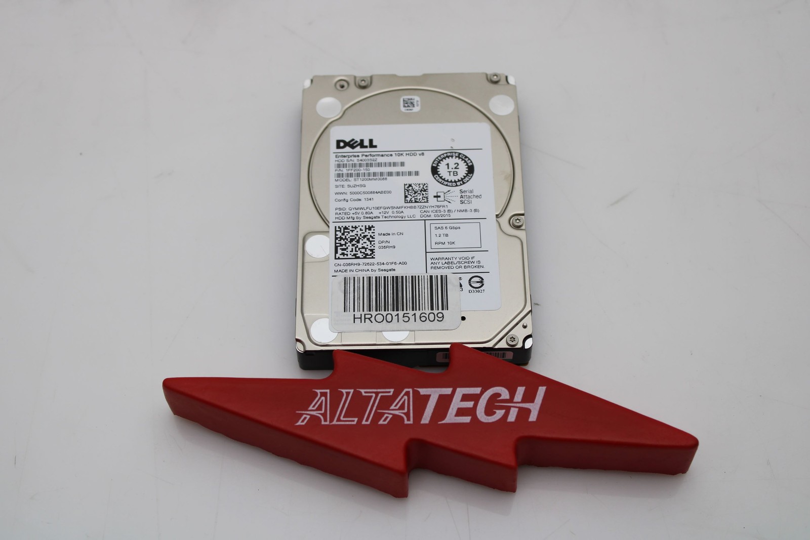 Dell 036RH9 1.2TB 10K SAS 2.5 6G EP+ HDD Seagate ST1200MM0088 Hard Disc Drive