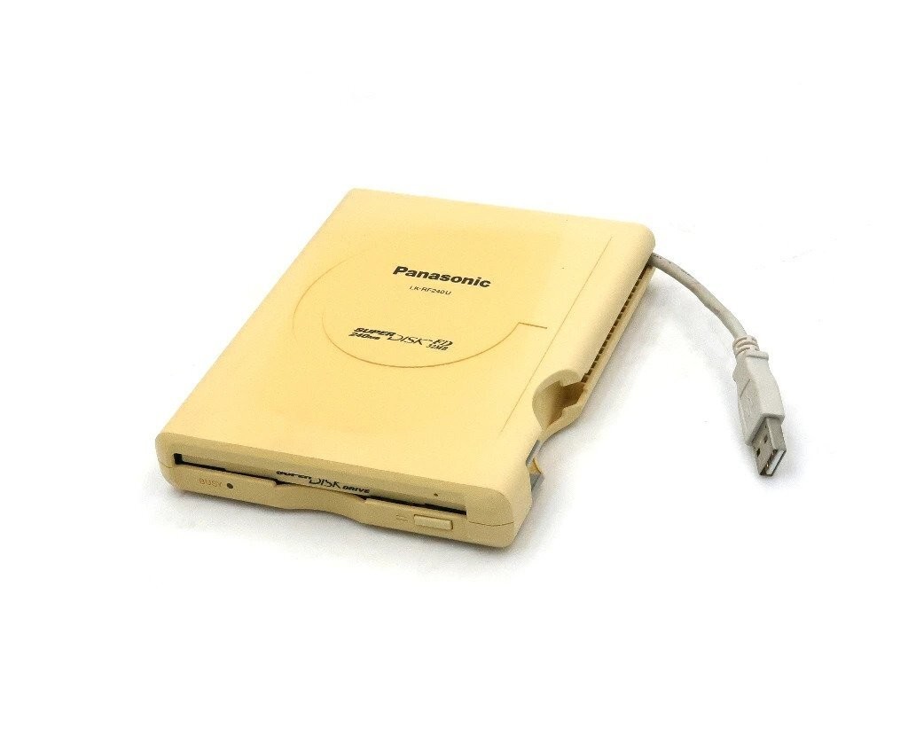 LK-RF240U USB connection 240MB Super Disk Drive Panasonic TESTED See notes