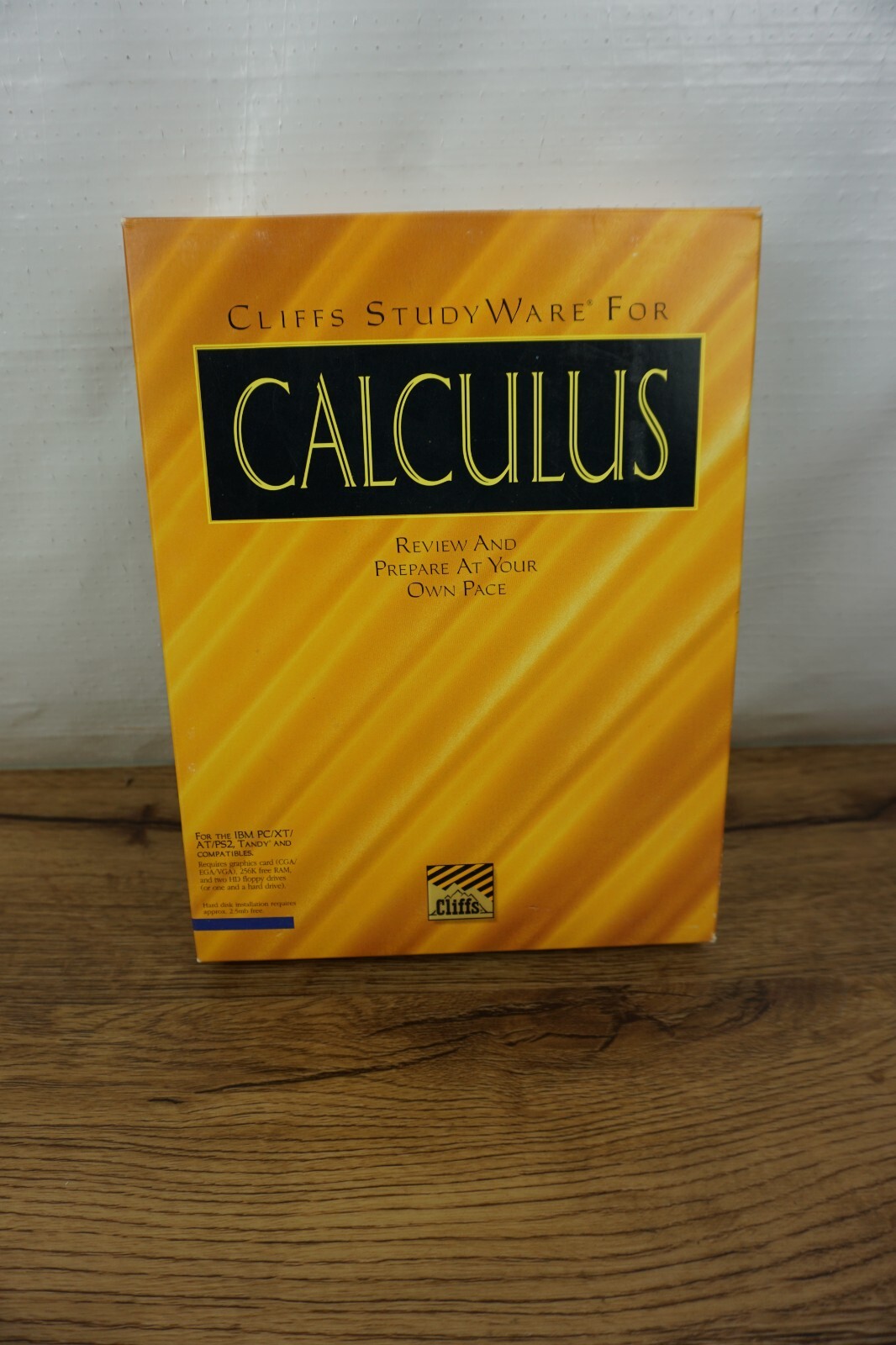cliffs study ware for calculus pc educational software hard disk with manual