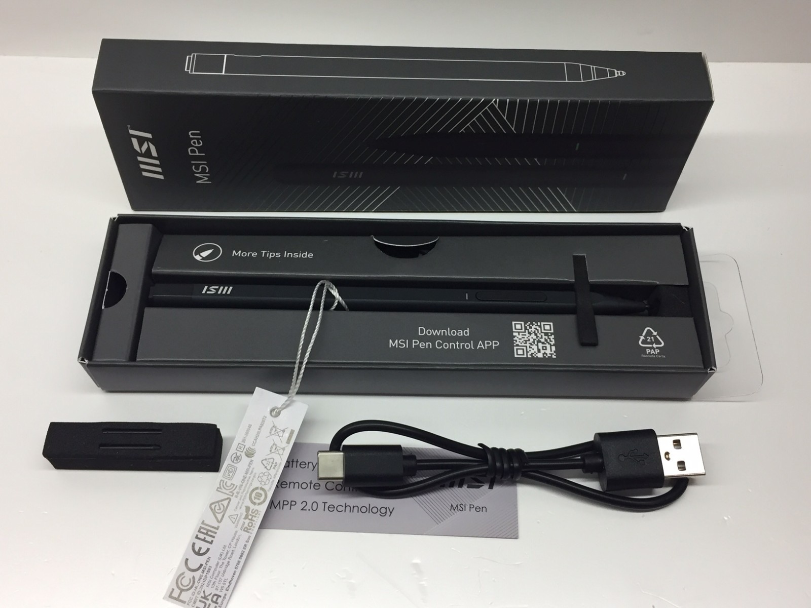 DEFECTIVE - MSI 2-in-1 Summit E13 Flip E16 / Creator Z16P Z17 Stylus Pen MSI PEN