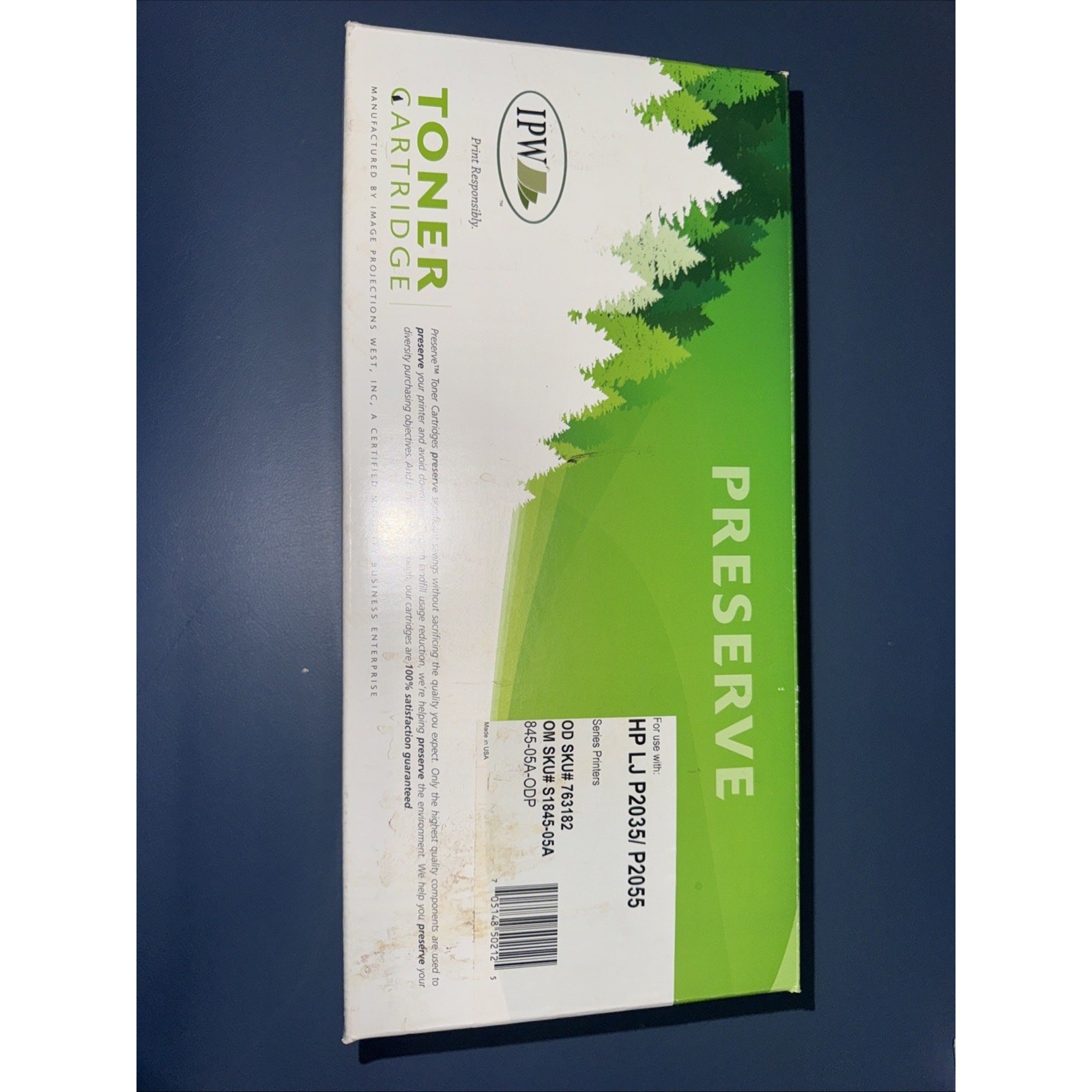 IPW Preserve 845-05A-ODP Replacement Black Toner Cartridges New in boxes