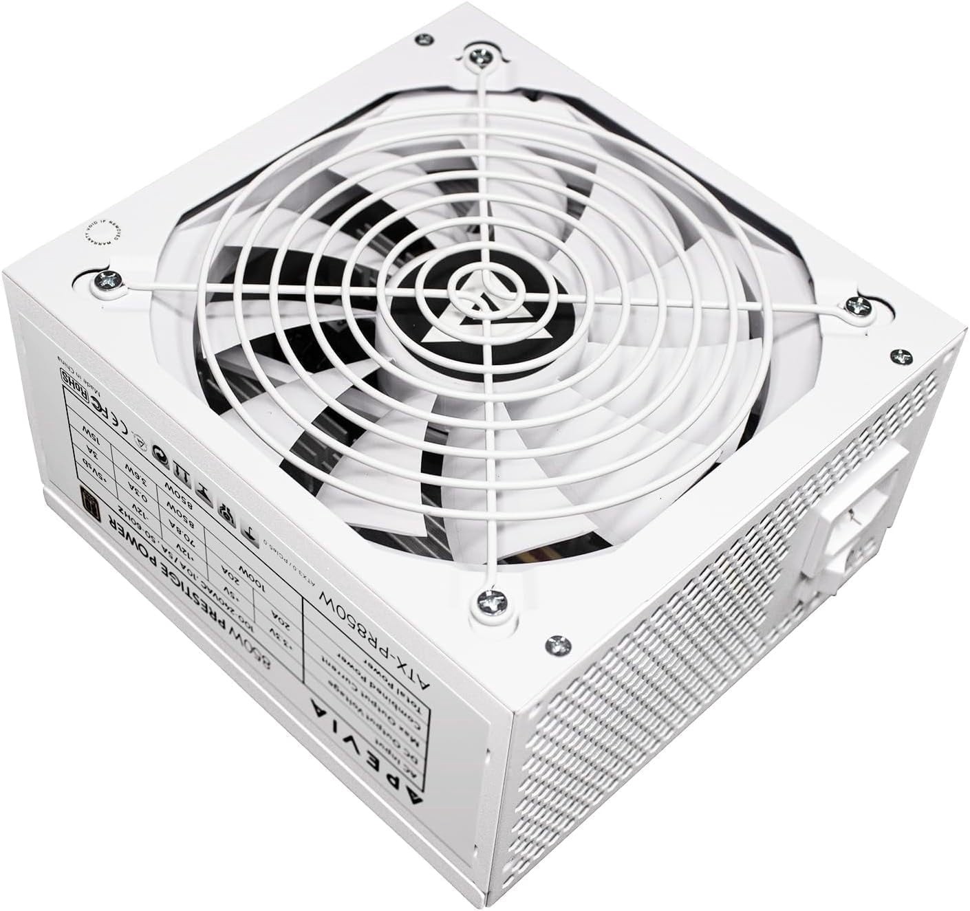 Apevia ATXPR850WWH 850W 80 Plus Gold Fully Modular Power Supply White