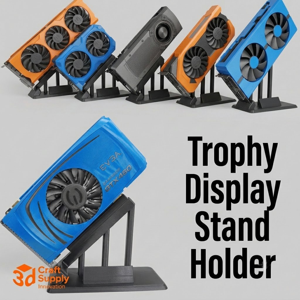 Shelf Trophy Display Stand Holder for Standard PCIE Graphics Cards GPU