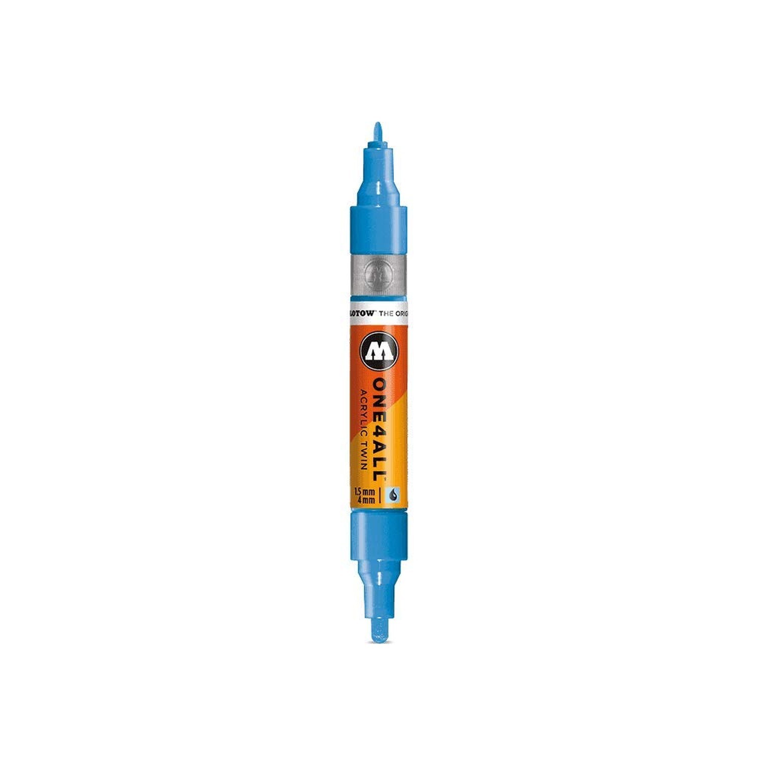 MOLOTOW ONE4ALL Acrylic Twin Pump Marker, 1.5mm and 4mm Nibs, Sahara Beige Pa...