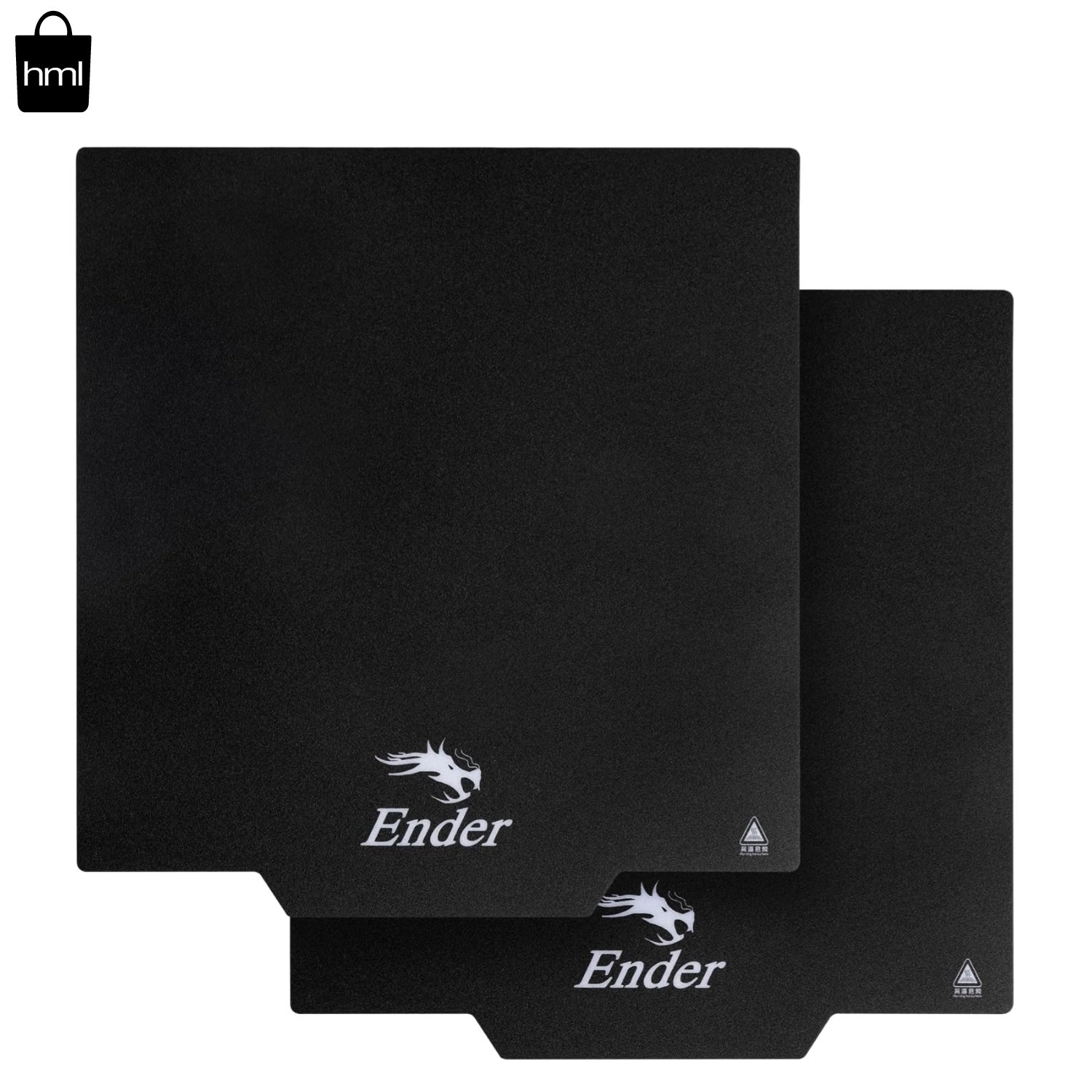 2PCS Easy Install Magnetic Heated Bed Covers for Ender 3D Printers - 235X235MM