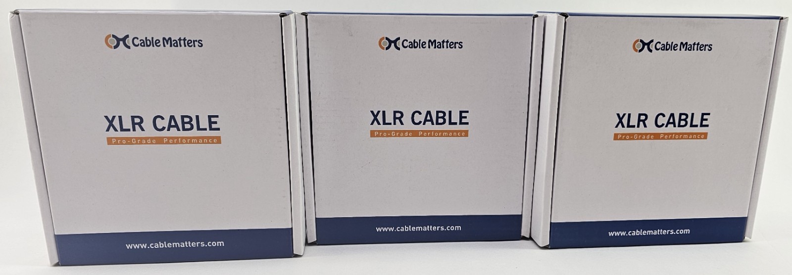 3 Genuine Cable Matters 6.35MM TRS to XLR M-F Balanced Cable - 10 ft Length