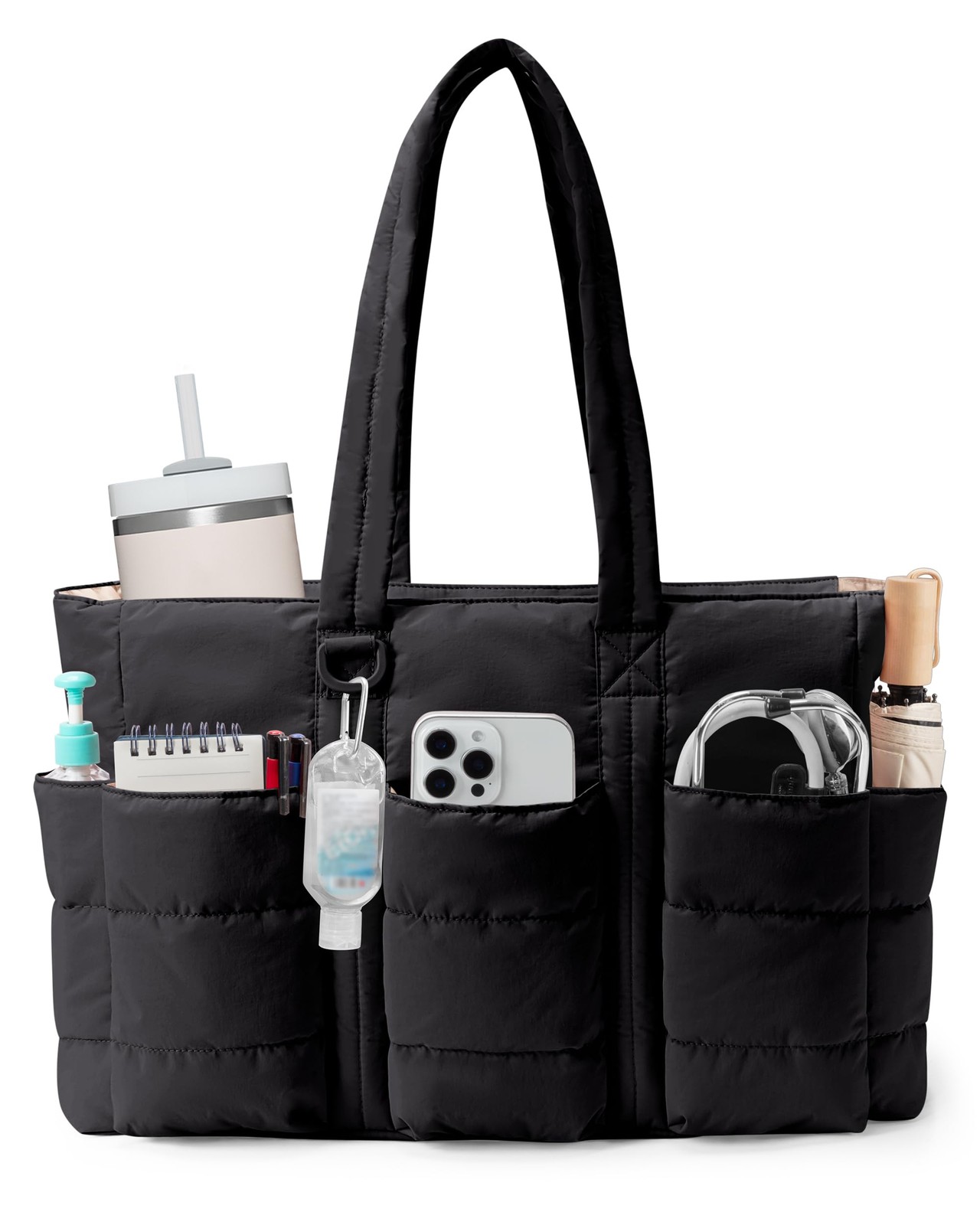 Puffer Nurse Tote Bag For Work Lightweight Clinical Quilted Bags For Women