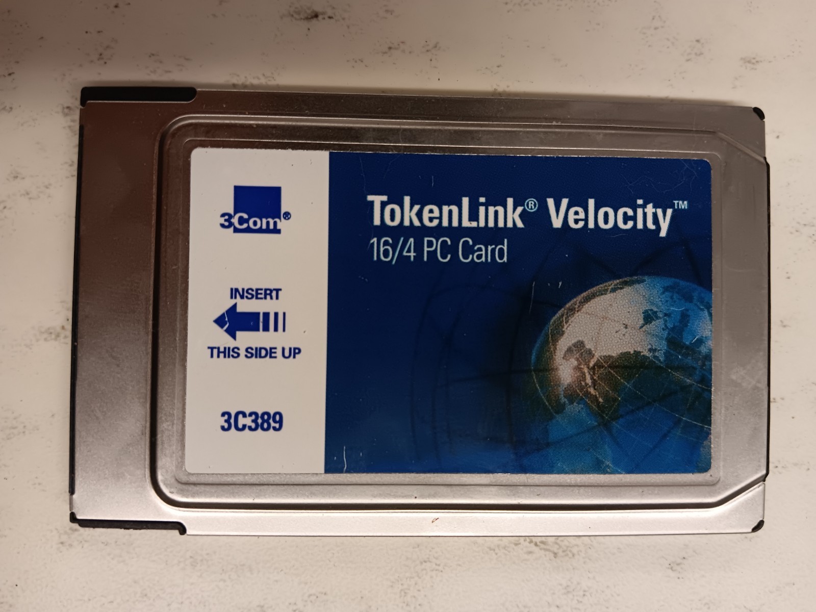 3Com TokenLink Velocity PCMCIA 16/4 Token Ring LAN PC Card (3C389)