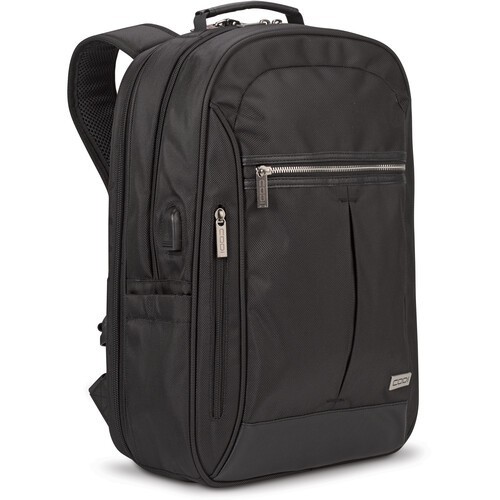 NWOT CODi Salvus 15.6" Backpack, Black w/ Built-in Charger - Palo Alto Networks
