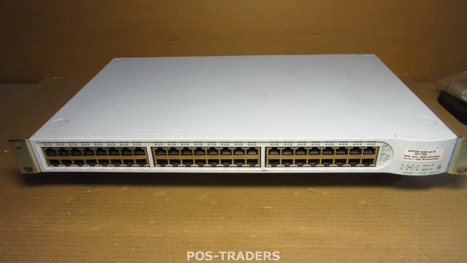 3com 3C17204 SuperStack 4400 48Port Network Switch INCL 1X 3C17221 1X 3C17224