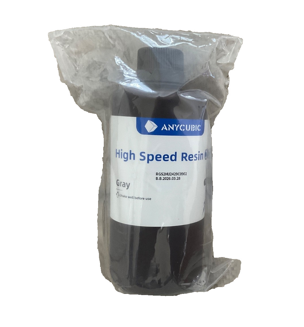 Anycubic High Speed Resin 2.0 For 3D Printer - 1KG (Gray)