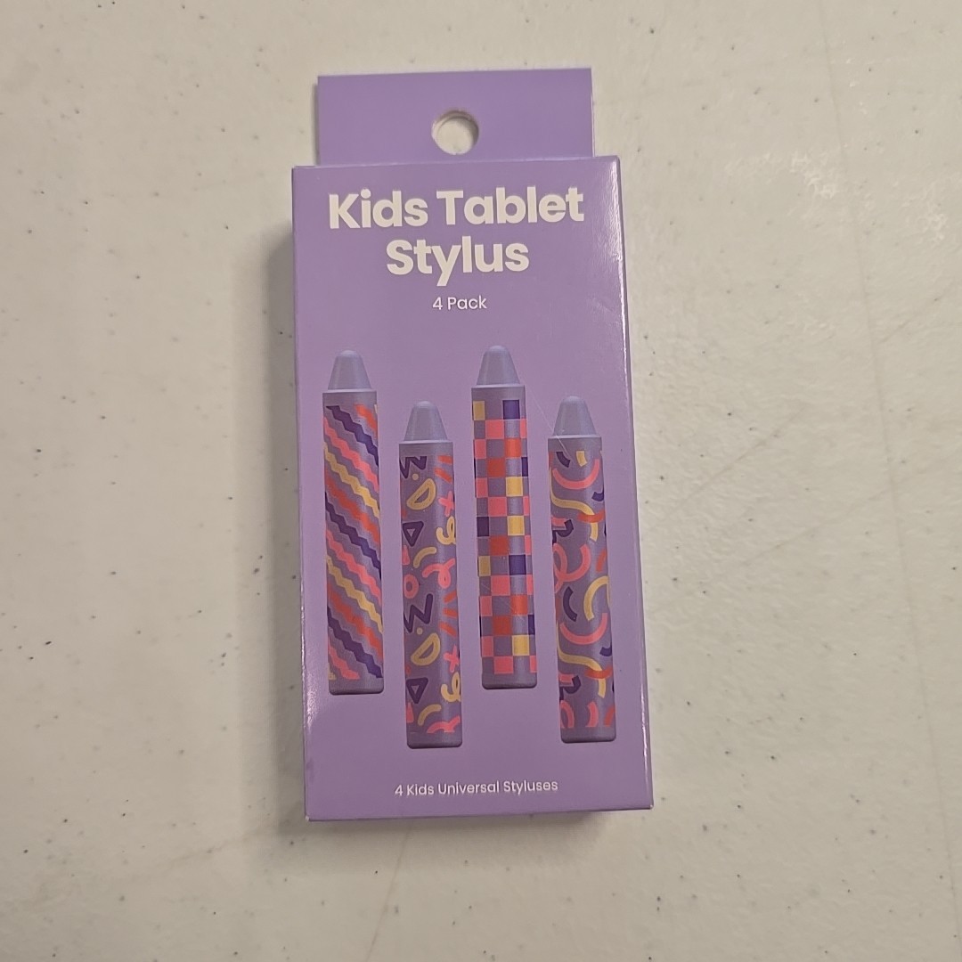 4 Pack Kid Friendly Stylus Pens for Touch Screens Kids Smart Watch Tablet iPad