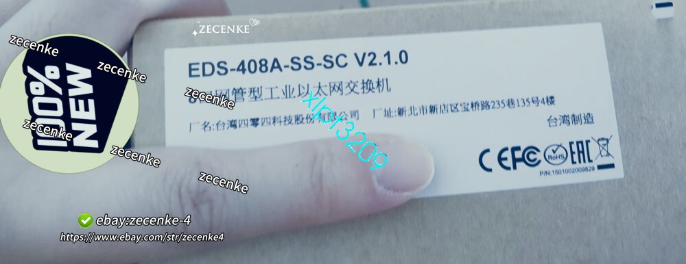 MOXA EDS-408A-SS-SC-T V2.1.0 Ethernet switch NEW（DHL/FEDEX）