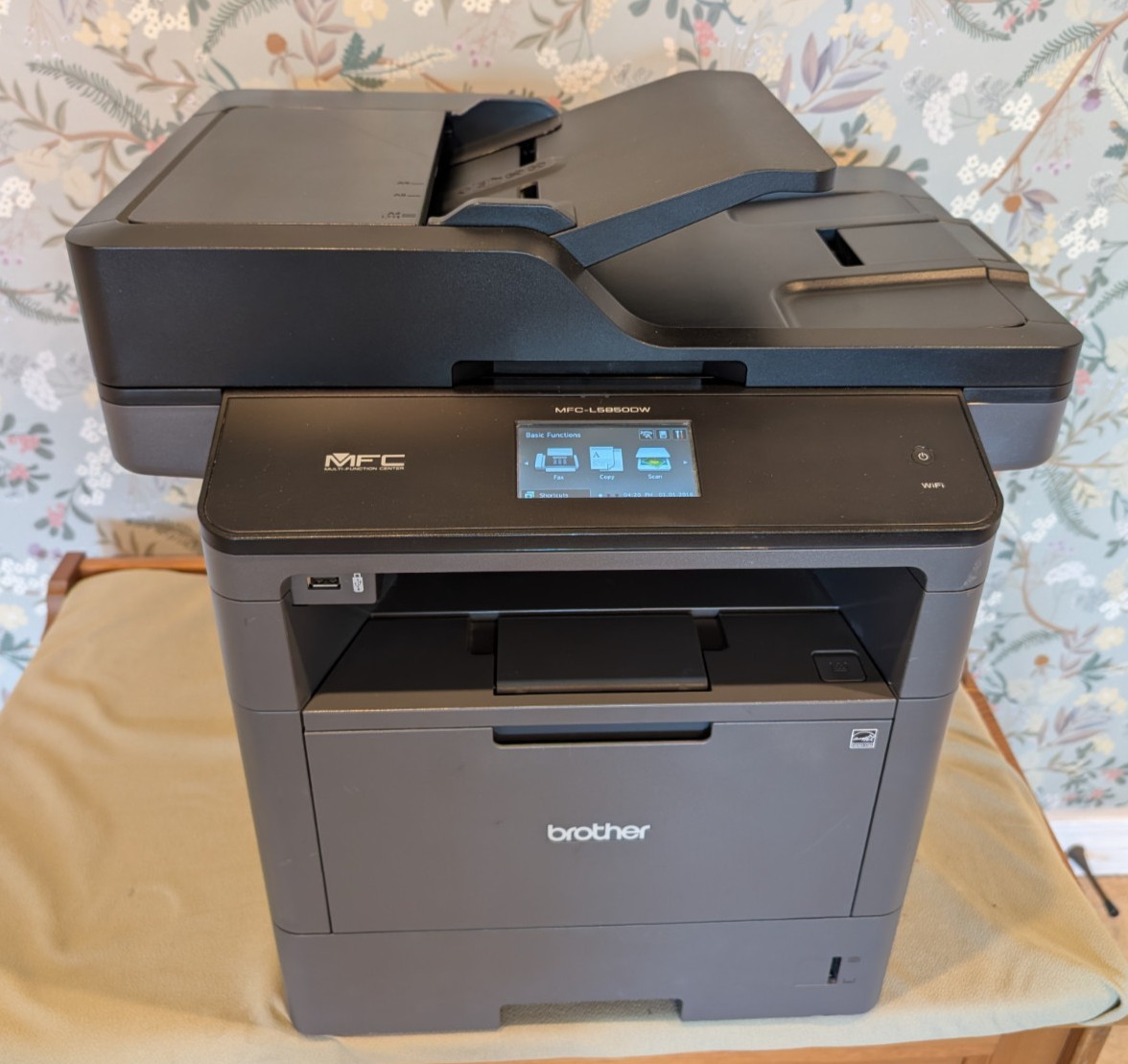 Brother MFC-L5850DW Monochrome Laser All-In-One Printer Duplex Wireless, Tested