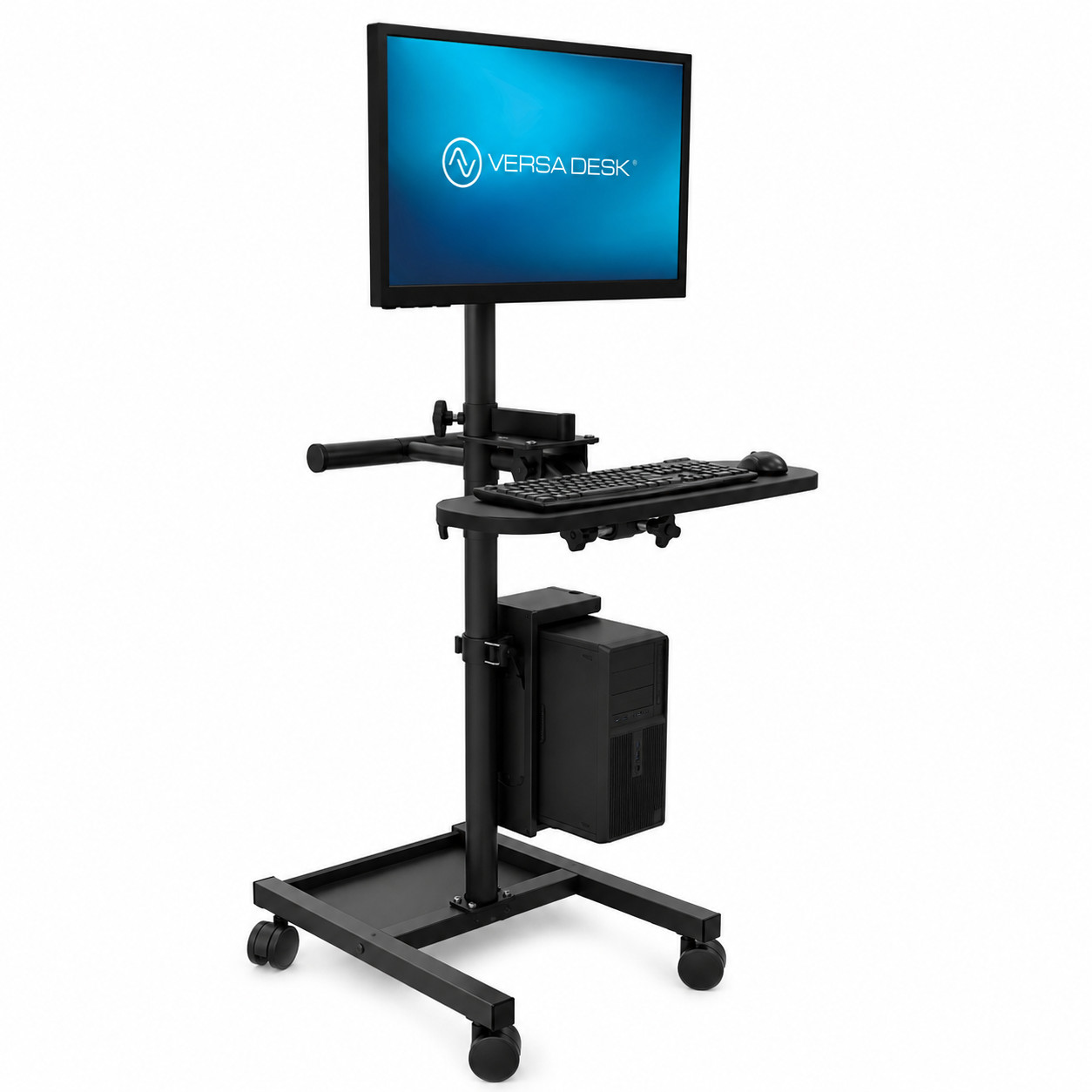 VersaDesk Deluxe Diagnostic Fusion Cart Mobile Computer Workstation