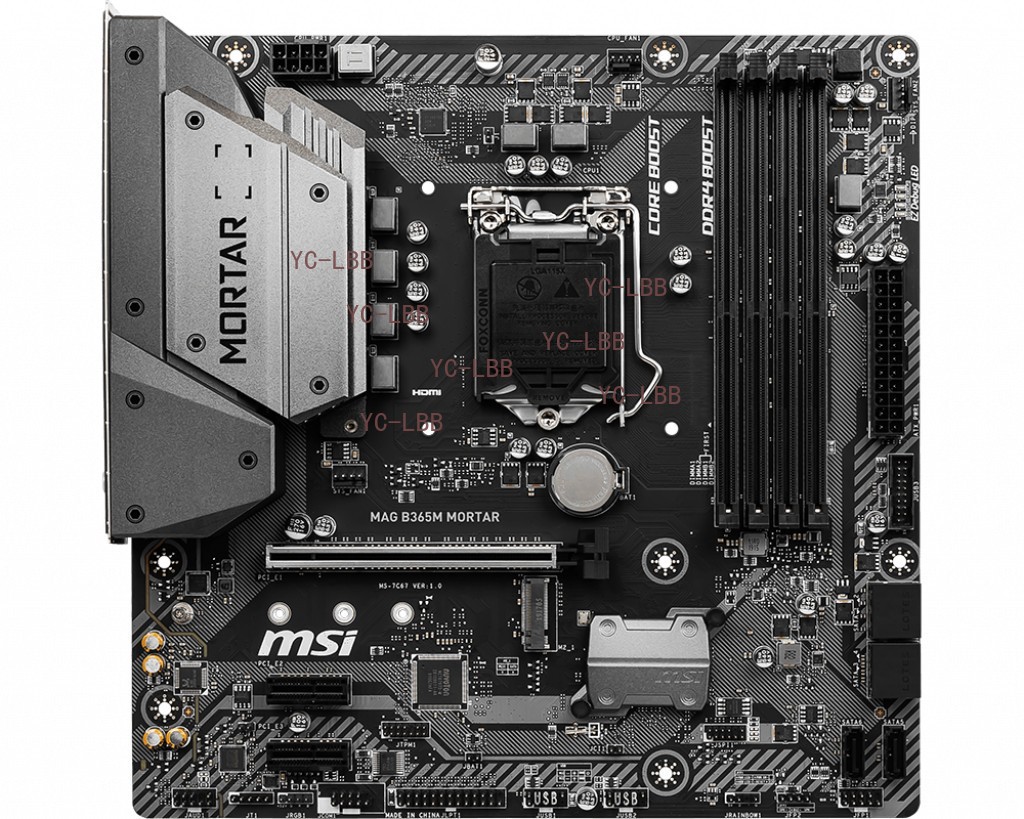 For MSI MAG B365M MORTAR motherboard LGA1151 DDR4 64G DP+HDMI+DVI M-ATX Tested