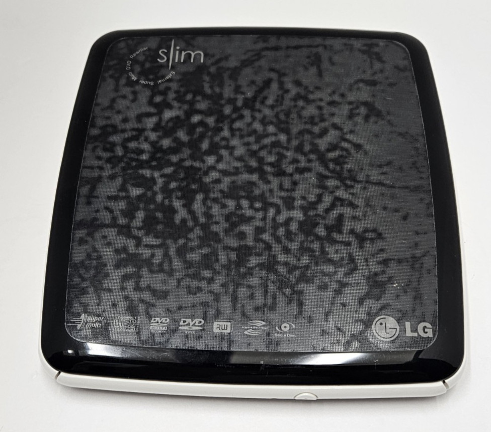 LG GP08LU10 8X Slim Portable External Super Multi DVD Rewriter – Tested Working