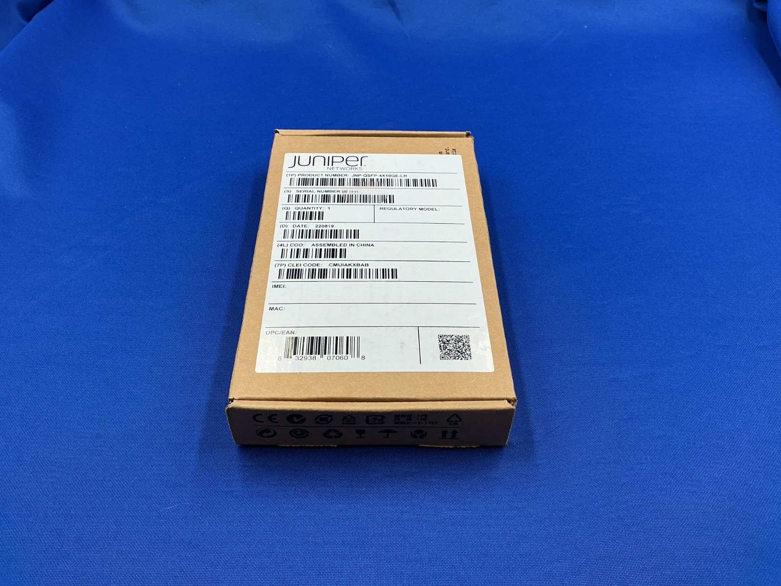 Juniper Networks 740-057315 JNP-QSFP-4X10GE-LR QSFP Optical Transceiver