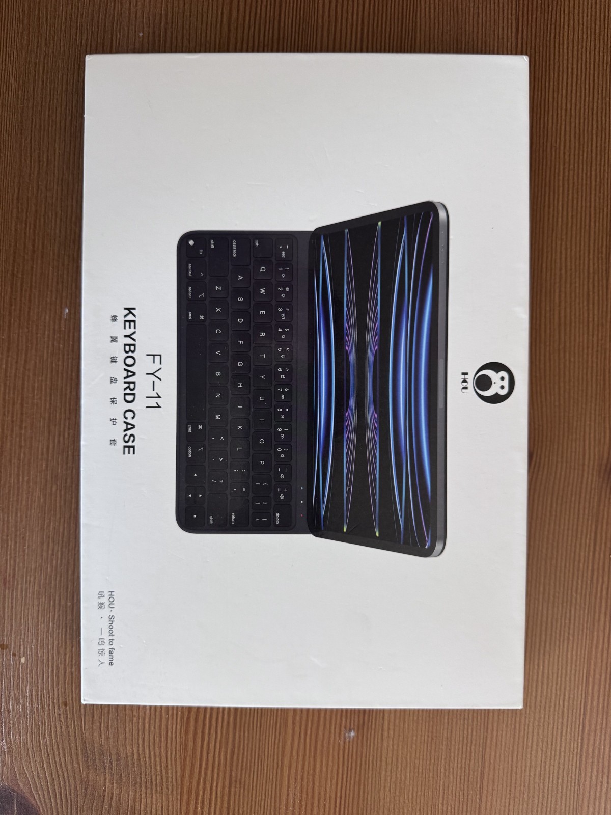 HOU FY-11 Bluetooth Keyboard Folio for Apple iPad Pro 11” Air 10.9” 4th+ 5th Gen