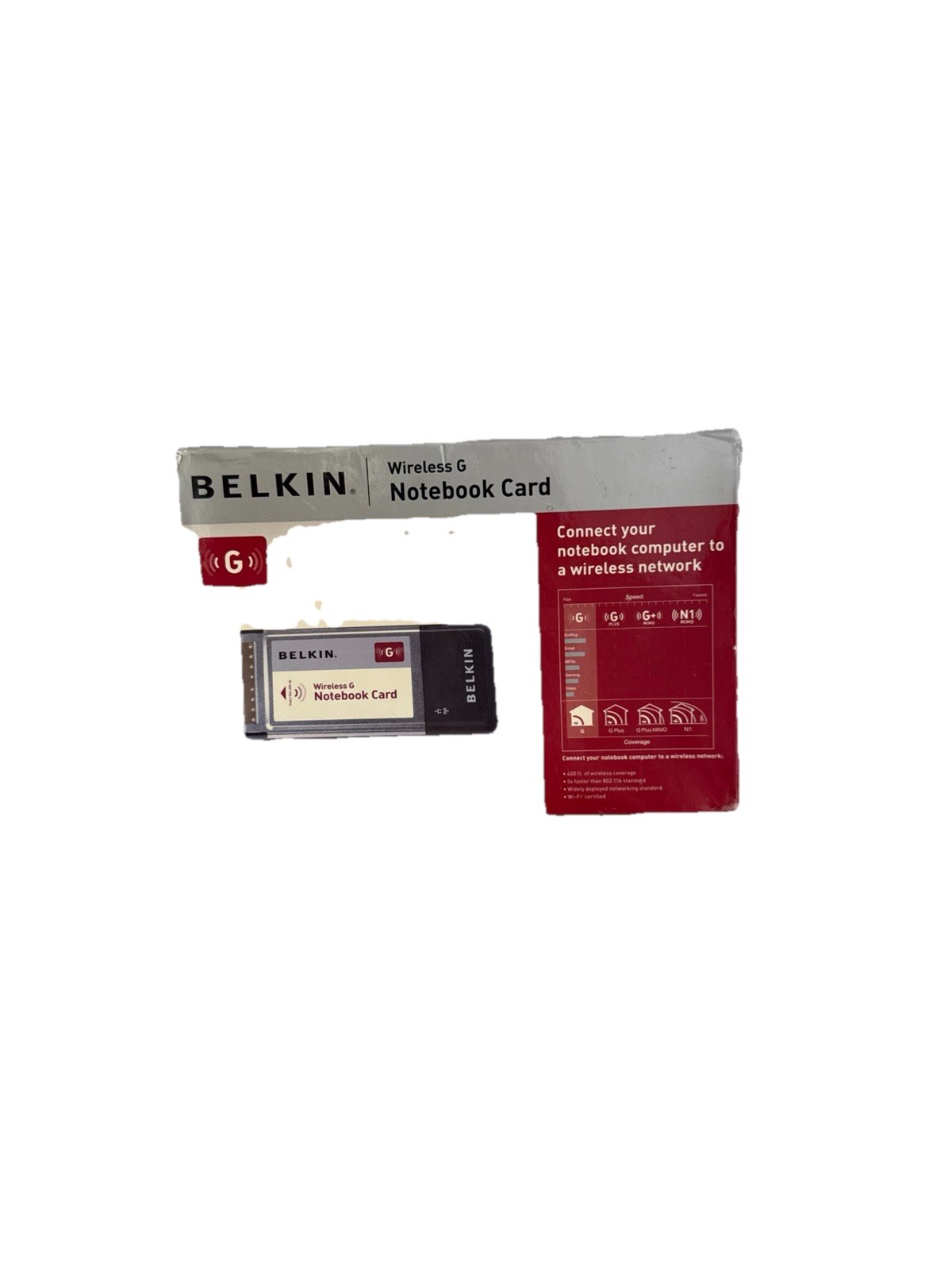 Belkin Wireless G Laptop Notebook Network Internet Card NEW 