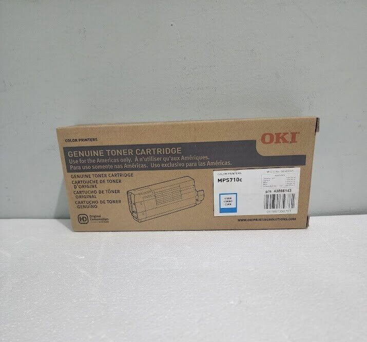 Oki 43866143 Cyan Laser Toner Cartridge